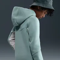 Nike Sportswear Tech Fleece Big дитячі Full-Zip Толстовка з капюшоном колір сірий