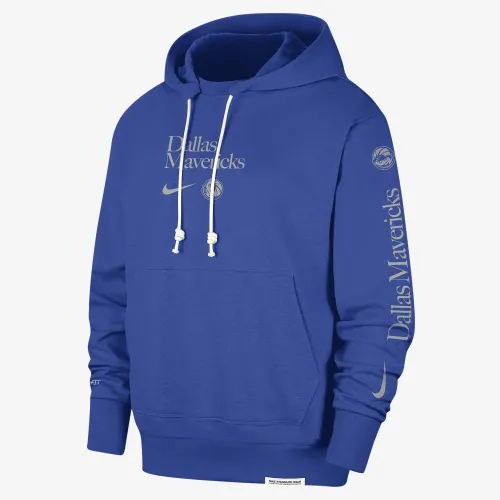 Dallas Mavericks Standard Issue Courtside чоловічі Nike Dri-FIT NBA Толстовка з капюшоном блакитний