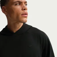 Nike Primary NanoKnit мужские Dri-FIT UV Protection Pullover Performance Толстовка с капюшоном цвет черный