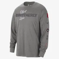Philadelphia 76ers 2023/24 City Edition Men's Nike NBA Max90 Long-Sleeve T-Shirt