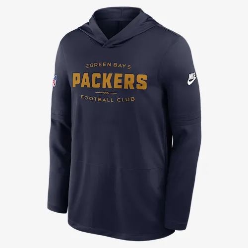 колір зелений Bay Packers Pass Accuracy чоловічі Nike Dri-FIT NFL Long-Sleeve Hooded Top блакитний