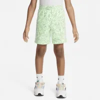 Nike Sportswear Create Your Own Adventure Little дитячі футболка and шорти комплект колір зелений