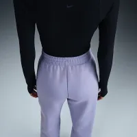 Nike Sportswear Phoenix Fleece женская С высокой Талией оверсайз Sweatpants цвет фиолетовый