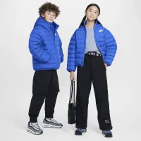 Nike Sportswear Lightweight Synthetic Fill Big детские Loose Hooded Куртка синий