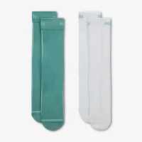 Nike Everyday Plus жіноча Lightweight Crew шкарпетки (2-Pair) різнокольорові