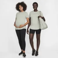Nike (M) One жіноча Dri-FIT Slim-Fit Short-Sleeve Top (Maternity) колір зелений