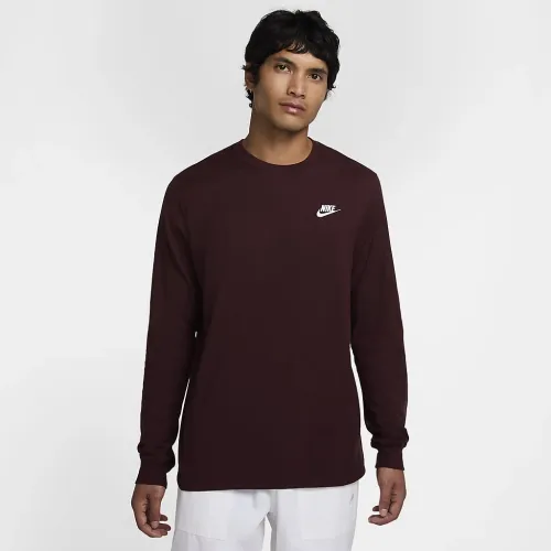 Nike Sportswear Club чоловічі Long-Sleeve футболка колір червоний