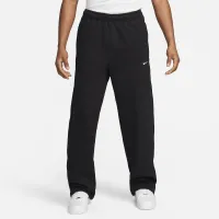 Nike Solo Swoosh мужские Open-Hem Fleece Pants цвет черный