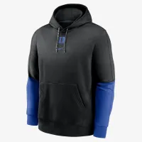 Duke блакитний Devils Sideline Team Issue Club чоловічі Nike College Pullover Толстовка з капюшоном колір чорний