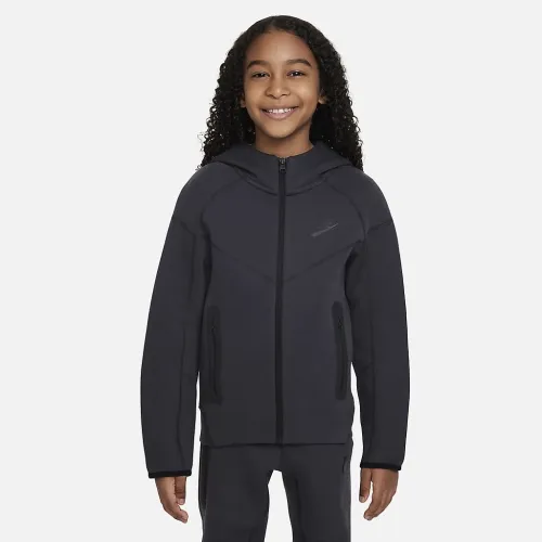 Nike Sportswear Tech Fleece Big дитячі (для хлопчиків) Full-Zip Толстовка з капюшоном колір сірий