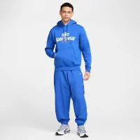 Nike Club мужские Fleece Pullover Толстовка с капюшоном синий