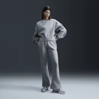 Nike Sportswear Phoenix Fleece женская Over-оверсайз Crew-Neck свитшот цвет серый