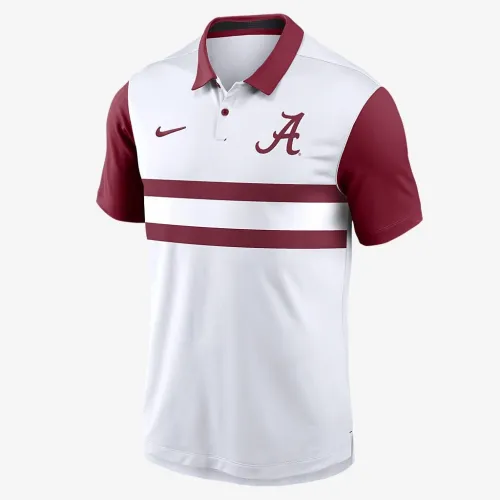 Alabama Crimson Tide Primetime Campus Vapor мужские Nike Dri-FIT College Polo цвет белый