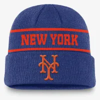 New York Mets Rewind Terra мужские Nike MLB Cuffed Beanie синий