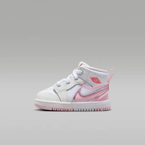 Nike Jordan 1 Mid RM EasyOn Baby/Toddler Кросівки колір білий