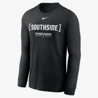 Chicago колір білий Sox Fashion чоловічі Nike MLB Long-Sleeve футболка колір чорний