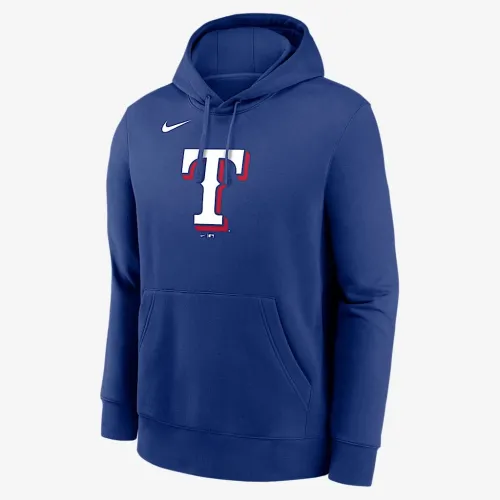 Texas Rangers Logo Club чоловічі Nike MLB Pullover Толстовка з капюшоном блакитний