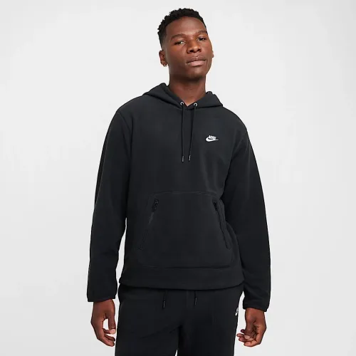Nike Club чоловічі Winterized Pullover Толстовка з капюшоном колір чорний