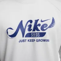 Nike чоловічі Dri-FIT Fleece Fitness Crew-Neck Top колір сірий
