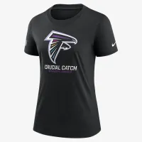 Atlanta Falcons Crucial Catch жіноча Nike NFL футболка колір чорний