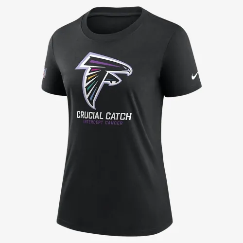 Atlanta Falcons Crucial Catch жіноча Nike NFL футболка колір чорний