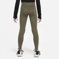 Nike Dri-FIT One Big дитячі (Girls') лосіни колір зелений