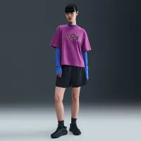 Nike ACG женская Short-Sleeve футболка цвет фиолетовый