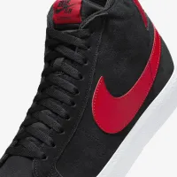 Nike SB Zoom Blazer Mid Skate Кросівки колір чорний