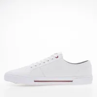 Кроссовки Tommy Hilfiger Core Corporate Vulc Canvas FM0FM04560-YBS - Белые