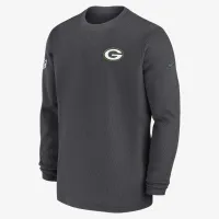 цвет зеленый Bay Packers Sideline Coach Men’s Nike NFL Long-Sleeve Top цвет серый