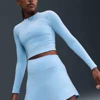 Nike One жіноча Dri-FIT спідниця блакитний