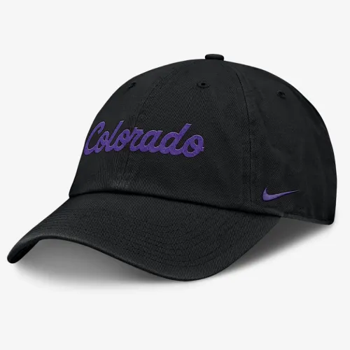 Colorado Rockies Club Men’s Nike MLB Adjustable Hat цвет черный