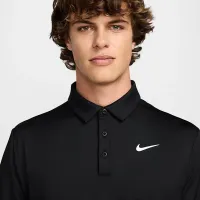 Nike Tour мужские Dri-FIT Solid для гольфа Polo цвет черный