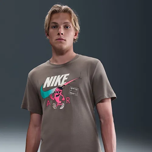 Nike Sportswear футболка колір сірий