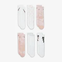 Nike Everyday Plus Cushioned детские Crew носки (6 пары) многоцветный