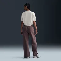 Nike Sportswear Collection жіноча Crew-Neck Short-Sleeve Cropped French Terry Top колір білий