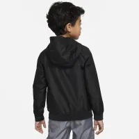 Nike Sportswear Windrunner Little дитячі Full-Zip Куртка колір чорний