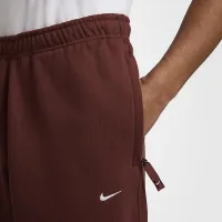 Nike Solo Swoosh чоловічі Fleece Pants колір коричневий