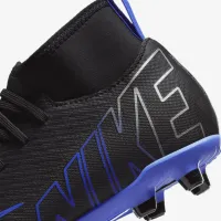 Nike Jr. Mercurial Superfly 9 Club Little/Big дитячі Multi-Ground High-Top футбольні бутси колір чорний