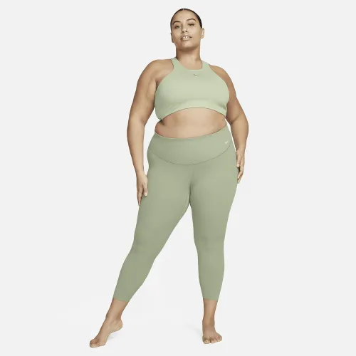 Nike Zenvy жіноча Gentle-Support З високою талією 7/8 лосіни (великі розміри) колір зелений