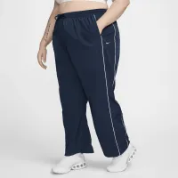 Nike Windrunner жіноча З високою талією Woven Open-Hem Pants (великі розміри) блакитний