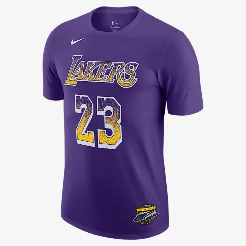 LeBron James Los Angeles Lakers Select Series мужские Nike NBA футболка цвет фиолетовый