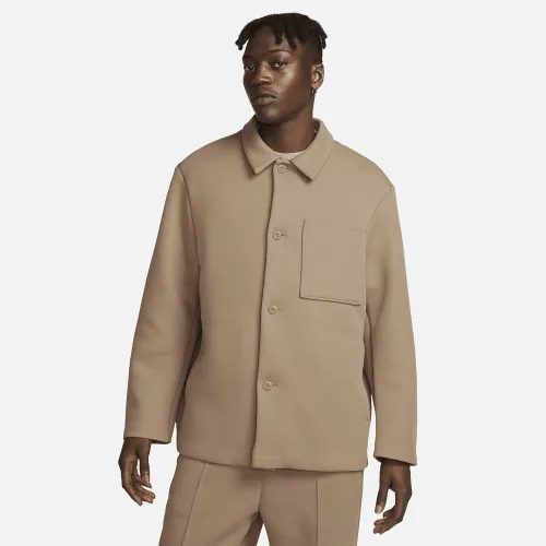 Nike Sportswear Tech Fleece Reimagined мужские оверсайз Shacket цвет коричневый