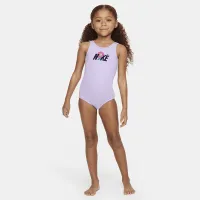 Nike Swim Little детские (Girls') U-Back One-Piece Swimsuit цвет фиолетовый