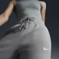 Nike Sportswear Phoenix Fleece женская С высокой Талией Wide-Leg Sweatpants цвет зеленый
