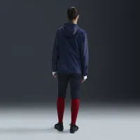 USMNT Academy Pro женская Nike Soccer Hooded Rain Куртка синий
