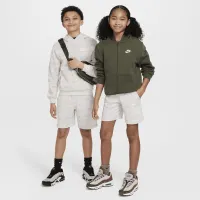 Nike Sportswear Club Big дитячі French Terry шорти колір коричневий