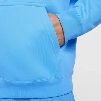 Nike Solo Swoosh мужские Fleece Pullover Толстовка с капюшоном синий
