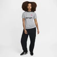 Chelsea FC Academy Pro Third женская Nike Dri-FIT Soccer Pre-Match Top цвет серый