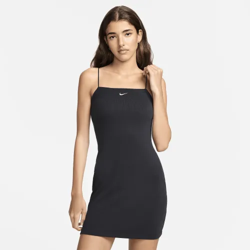 Nike Sportswear Chill Knit жіноча Tight Mini-Rib Cami Костюм колір чорний
